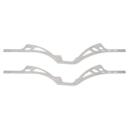 MEUS Racing TC4 Titanium Chassis Frame Rails for MEUS Gold Rush V2 Carbon Fiber LCG Chassis Kit Axial SCX10 SCX10 II Capra 1.9 UTB 1/10 RC Crawle Upgardes