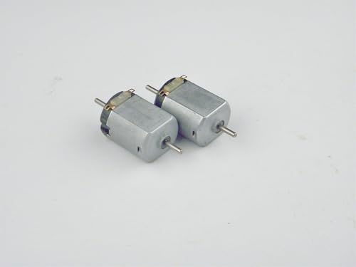Lot of 2 Small DC Brush Motor Double Shafts 1.2V 3V 14000RPM for Model, Toys, Fan, Remote Control Devices - size: 130 DC Motor Double Shaft 2PCS