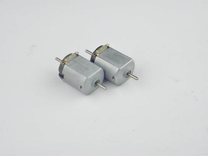 Lot of 2 Small DC Brush Motor Double Shafts 1.2V 3V 14000RPM for Model, Toys, Fan, Remote Control Devices - size: 130 DC Motor Double Shaft 2PCS