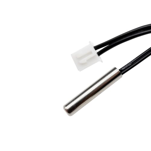 10K Temperature Sensor Probe, 3pcs 1 Meter Waterproof Temp Sensor Probe, Stainless Steel 3950 NTC Thermistor Sensor Probe, Digital Temp Transmitter Extension Cable