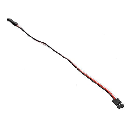 10PCS 3 Pin Servo Extension Cable Futaba JR RC Car Helicopter Aircraft Brass Core Connector Wire (200mm Female to Female) - size: 200mm female to female