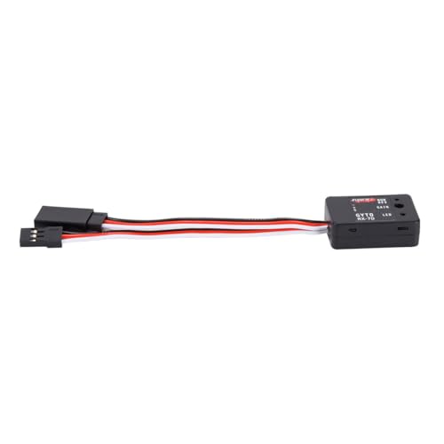 RC Gyro Sensitivity Adjustable,Mini Gyro Gyroscope Stability Control 4.8-7.4V for 1/10 1/12 RC Crawler Car/Boat/Drift Racing/Monster Truck/Short-Course Truck/Robot/Boats