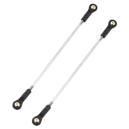 MECCANIXITY 2Pcs Adjustable Turnbuckles Camber Links, 174-184mm Turnbuckle Rod Steering Servo Linkage with M3 Ball Head Rod Ends for RC Car Replace Parts DIY - size: 174-184mm