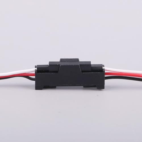ZYAMY 20PCS Servo Wire Clip Safety Connectors Extension Cable Locking Clips for RC Cars Aircraft Helicopters and Drones