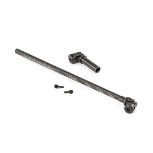 Alloy Steel SCX24 Cut to Length Driveshaft with D Shaped Input for Axial 1/24 RC Crawler Chassis (2pcs) - color: 2pcs