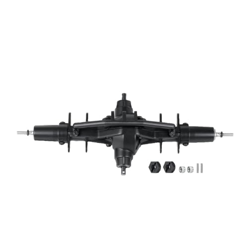 Heavy Duty Metal Axle Middle Straight Complete Axle for 1/10 Axial SCX10 II AX90021 90027 90028 RC Crawler Car Middle Axle Assembly Set Upgrade Parts (Middle) - color: Middle Axle
