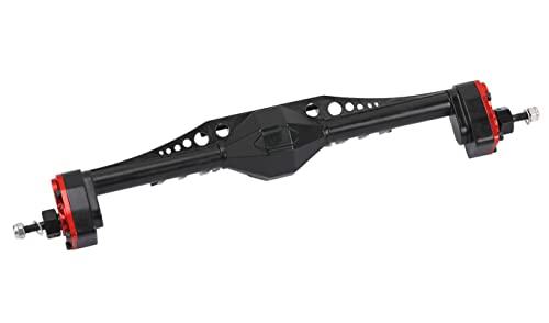 Aluminum Alloy Rear Portal Axle for Capra 1.9 UTB AXI03004 1/10 RC Crawler Car Upgrades (Red&Black) - color: Red&black