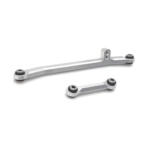 Compatible with Axial for SCX24 90081 4WD for Mini RC for Climbing Car Crawler Car Truck for Buggy Accessories Upgrade Parts Steering Rod Linkage - color: Silver