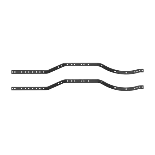 Rc Chassis For Axial For SCX10 90027 II 90046 90047 2Pcs/Set Steel Chassis Frame Rails RC Car Crawler Truck Vehicle Parts Upgrades Replacement