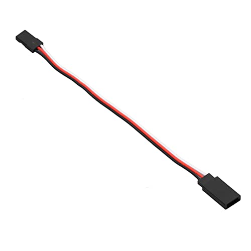 10PCS 3 Pin Servo Extension Cable Futaba JR RC Car Helicopter Aircraft Brass Core Connector Wire (200mm Male to Female) - size: 200mm male to female
