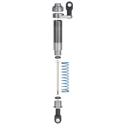 80-100mm Adjustable Threaded Oil Shocks for 1/10 RC Crawler SCX10 TRX4 D90 | CNC aluminum body with offset cap Dampers.Fits for Axial Capra VS4-10 90046 Tamiya LCG Cheater rigs.RC Car Upgrade Parts. - color: Red