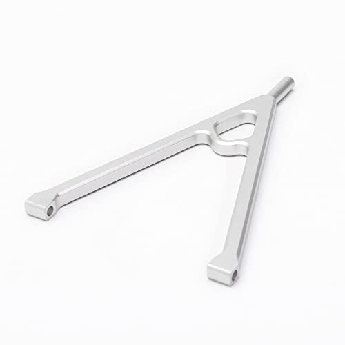 Aluminum Silver Front Chassis Linkage Y-Link Tree for 1/10 AXIAL SCX10 Rock Crawler Wrangler
