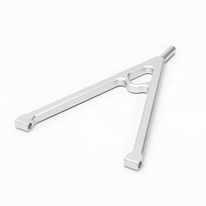 Aluminum Silver Front Chassis Linkage Y-Link Tree for 1/10 AXIAL SCX10 Rock Crawler Wrangler