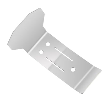 Stainless Steel Skid Plate Guard Chassis Guard Compatible with 1/16 Mini-Maxx