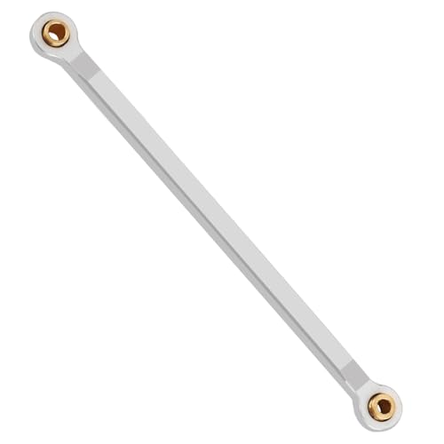 High Clearance Links Set CNC Aluminium Chassis Link for TRX4M High Trail K10 F150 1/18 RC Crawler Upgrade Part (Silver) - color: Silver