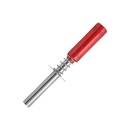 Glow Plug Igniter RC Starter Kit with N3 Glow Plug, RC Engine Igniter for Methanol Fuel Oil Powered Vehicles, Aluminum Alloy Glow Plug Starter for HSP 80103 RC Car, Aircraft, Ships (Red) - color: Red