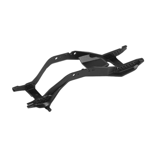 Hobby Details Aluminum Rear Axle Gear Box Skid Link Wheel Upgrade Set for 1/30 Axial SCX30 Jeep Wrangler RC Cars, Black and Gold (Chassis Stock Body) - color: Chassis Stock Body