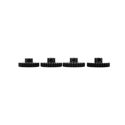 4PCS M1 5mm Shaft Hole 28T 29T 30T 31T Steel Pinion Motor Gear Compatible with 1/8 RC Car Brushed Brushless Motor