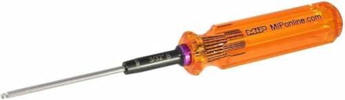 MIP 9204 Ball End Standard Hex Screwdriver RC Tools Kit 3/32" – Precision Hexagon Screwdriver for RC Cars, Quadcopter, Helicopter, and FPV Racing Drone Models - size: 3/32" - Ball End