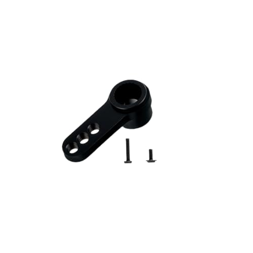 Aluminum 25T Steering Servo Arm Horn for 1/16 H16BM H16DR H16PL 16207 16208 16209 16210 H16 RC Car Series Upgrades Part Black