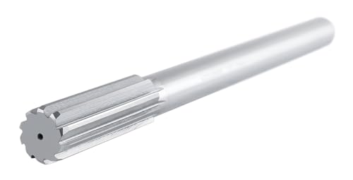 Accusize Industrial Tools Chucking Reamer, 20.0 mm, 0400-5200 | 20.0mm ANSI HSS M2 Straight Shank Straight Flute Chucking Reamers, Right Hand, 16mm Shank, 8 Flute, 9-1/2" OAL - size: 20.0 mm