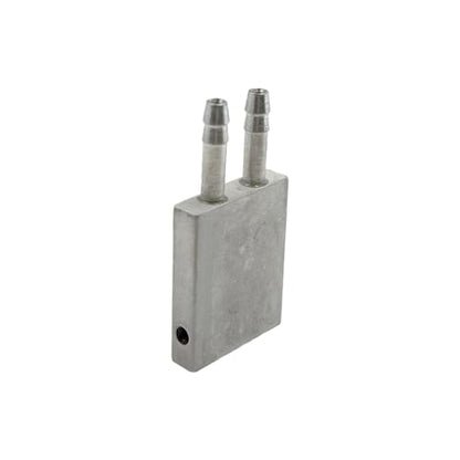 1PC RC Boat Aluminum Alloy Water Cooling Block Sheet Electric Speed Controller Radiator for RC Brushless Electric Boat DIY Model Ship Electric Speed Controller Water Cooling Parts (32x25mm Silver) - style: 32x25mm Silver