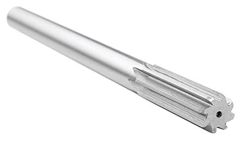 Accusize Industrial Tools 16.0 mm H.S.S. M2 Straight Shank Straight Flute Chucking Reamers, Right Hand, 14.4 mm Shank Dia, 8 Flute, 9'' Oal, 0400-5160 - size: 16.0 mm