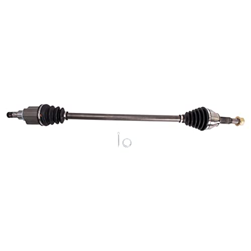 TRQ Front Passenger Side CV Axle Assembly Compatible with 13-16 Nissan Sentra Automatic Transmission CVT 17-18 Sentra S SL SV SR Automatic Transmission CVT - style: CSA34121