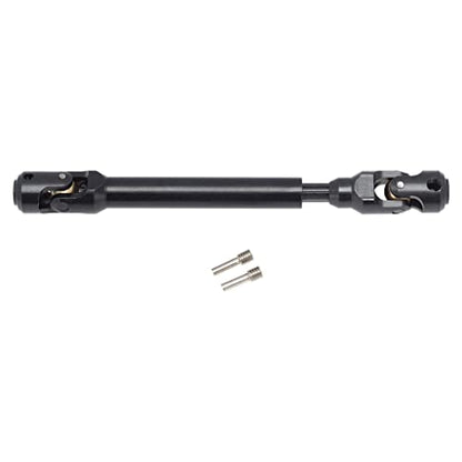 Universal Drive Shaft Transmission Shaft Metal Drive Shaft CVD Axle Set Lightweight Metal CNC Machined Suitable for RC Model Car Truck, 112-163mm - color: 112-163mm