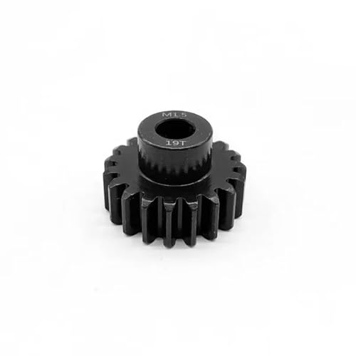 Compatible with 5687 4985 Series 1/5 1/6 RC Car Upgrade Parts 1 Pcs M1.5 8mm 11T-14T 15-17T 18T-20T 21T-30T Metal Pinion Motor Gear RC Assortment(19t) - size: 19t