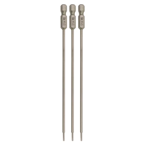 RC Hex Bit 1.5mm for Electric Screwgun/Power Drill(3pcs Hex 1.5mm) | 6 Inch Power Bits,Hex Head Allen Wrench Drill Bit Set,Professional Grade ¼ Inch Hex Shank for Screwdrivers,High Quality Steel - size: 1.5MM * 3PCS