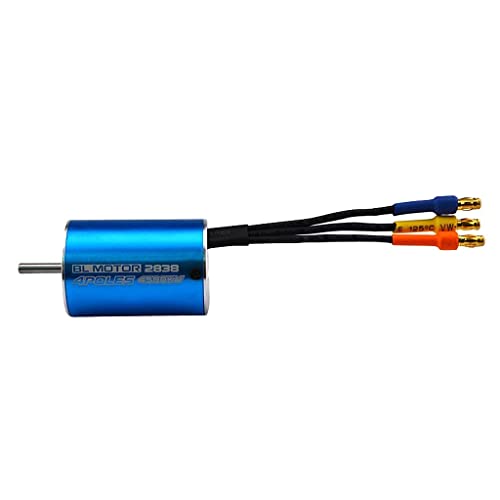 2838 4500KV 4 Poles Brushless Sensorless Motor for RC Car Truck Crawler Accs
