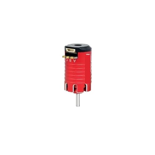 for 1/28 1/24 RC Car Mini-Z Kyosho Mr03 Pro Rocket-RC MINI 1525 Brushless Motor Sensored 13.5T 17.5T 21.5T 25.5T(Red)