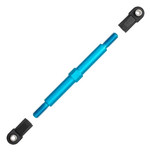 6Pcs Adjustable Aluminum Turnbuckles Camber Links Set for Traxxas Slash 4X4 2WD / Rustler/Stampede/Hoss/Bandit 1/10 RC Short Course Trucks Replacement Upgrade Accessories (Blue) - color: Blue
