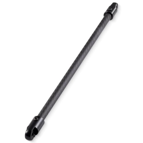 Que-T 1/8 RC Carbon Fiber Center Brace Bar for Arrma Vendetta Infraction 3S BLX Central Chassis Support Bar Upgrade (Black) - color: Black