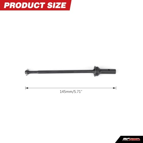 RCAWD Driveshaft Set Front and Rear CVD Drive Shafts Center Driveshafts Dogbones for Arrma Mojave 6S Upgrade Parts