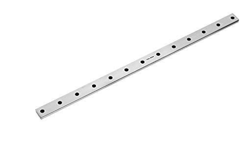 TEN-HIGH MGW7 50mm Linear Guide Rail Linear Motion Slide Rails Linear Motion Products, for 3D Printer and CNC Machine, 2pcs Rails + 2pcs MGW7C Block Bearings (Widened Rail) - size: 50mm, style: MGW7