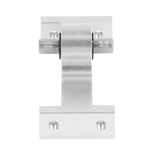 70mm Aluminum Alloy Transfer Case for 1/10 RC Crawler, Wireless - Ready D - Shaft Gearbox with 5mm Steel D - Shaped Shaft, Compatible with SCX10 III and Gen8 (Silver) - color: Silver