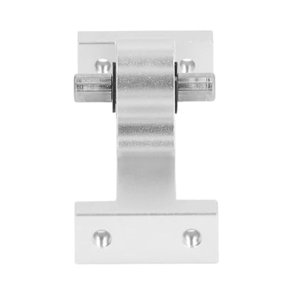Transfer Box, Durable Aluminum Upgrade Transmission Gearbox 70mm with 5mm Steel Shaft for 1/10 Scale RC Crawler Enthusiasts Off-Road Rock Crawling and Custom Builds - color: Silver