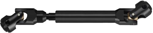 129mm CVD Drive Shaft Stainless Steel Center Drive Shaft for 1/10 RC Crawlers,for TRX4, Axial, SCX10, Capra, REDCAT GEN8, Heavy-Duty Upgrade Driveshaft with Brass Beads (129mm-183mm) - color: Black, size: 129-183mm