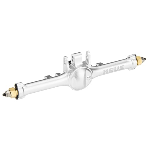 MEUS RACING 5mm ISO V2 TRX4M Axles with Adjustable Servo Mount for TRAXXAS 1/18 TRX4M RC Crawler (Silver) - color: Silver