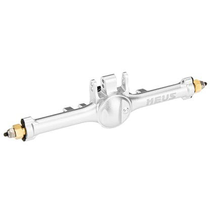 MEUS RACING 5mm ISO V2 TRX4M Axles with Adjustable Servo Mount for TRAXXAS 1/18 TRX4M RC Crawler (Silver) - color: Silver