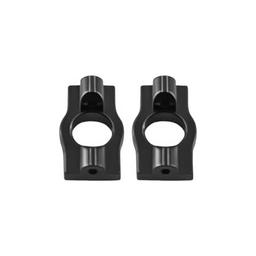 RC Automobiles Parts For Losi Micro B RTR LOS00007 1/24 Metal Aluminum Caster Blocks C Hubs 2WD RC Car For Buggy Upgrades Replacement Accessories(Black) - color: Black