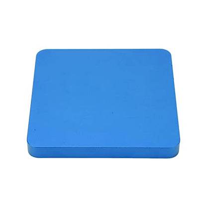 RC Model Repair Screw Tray, Magnetic Tool Tray for RC Car Maintenance, CNC Aluminum Alloy Organizer with Magnetic Pads for Remote Control Vehicles Aircraft Helicopters (Blue) - color: Blue