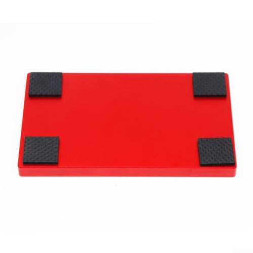 Magnetic Parts Tray Aluminum Alloy Dish for Screws Nuts Bolts - Strong Hold Small Hardware Organizer for RC Car Repair 4.25 Inch(Red) - size: Red