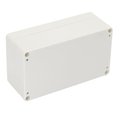 Project Box IP65 Waterproof Junction Box ABS Plastic Electrical Boxes DIY Electronic Project Case Power Enclosure White6.22x3.54x2.36 inch (158 x 90 x60 mm) - color: White, size: 6.22"x3.54"x2.36"