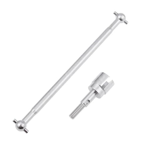 Replacement Dogbone Drive Shaft and Wheel Axle Compatible with 1/10 Scale Exceed RC Cars 94111 94108 94170 89.5mm(Silver) - color: Silver
