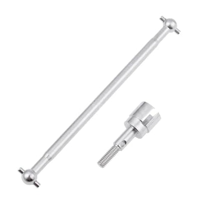 Replacement Dogbone Drive Shaft and Wheel Axle Compatible with 1/10 Scale Exceed RC Cars 94111 94108 94170 89.5mm(Silver) - color: Silver