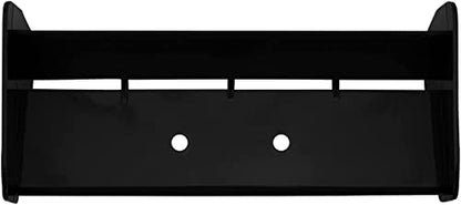 1:10 Scale RC Plastic Rear Spoiler Tail Wing for 1/10 Scale RC Racing Car Off-Road Buggy Truck Accessories for HPI KYOSHO HSP 94106 94107 94166 06021 (Black) - color: Black