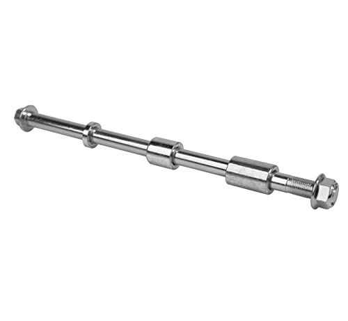 Mokuo 12mm 260mm Front Rear Axle with Bushing 5mm 20mm 30mm Fit for Pit Dirt Bike Moped Scooter QUAD ATV Mini Bike Parts - size: 12-260